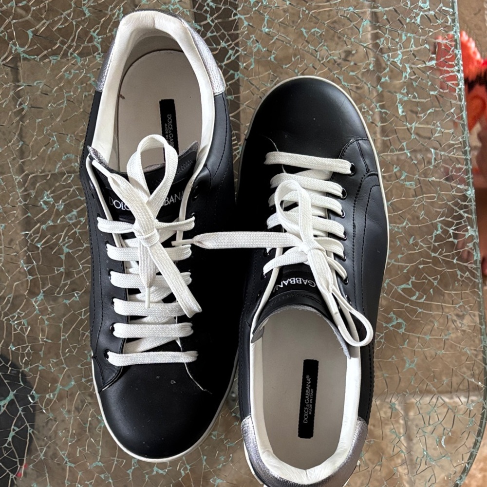 Dolce & Gabbana Calfskin nappa Portofino sneakers